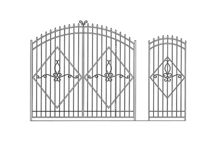 Кованые ворота «Фантазия» в Воронеже