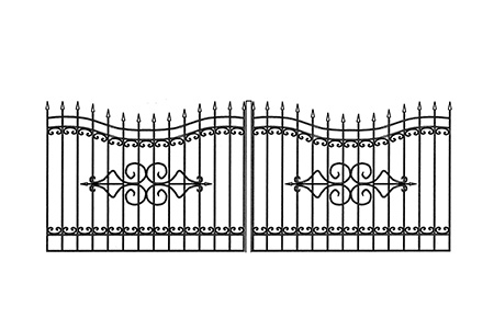 Кованые ворота «КВ-08» в Воронеже