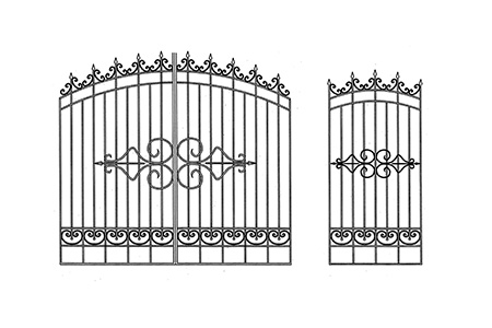 Кованые ворота «КВ-13» в Воронеже